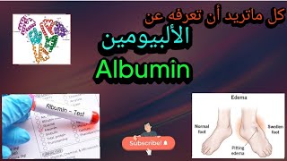 كل ما تريد معرفته عن بروتين albumin albumin healthy liverdisorders [upl. by Lacey]