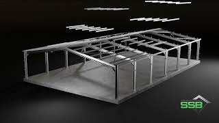 How to build a steel frame building [upl. by Early]