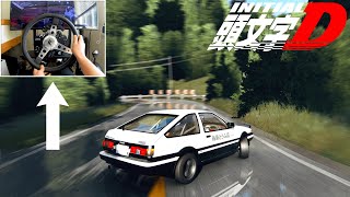 INITIAL D  TAKUMIS AE86 5th Stage  4k Assetto Corsa Drift Mods [upl. by Landers]