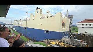 PANAMA CANAL  OPENING OF THE GATES [upl. by Ellingston]