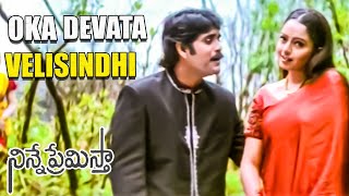 Oka Devata Velasindhi Full Video Song  Ninne Premistha Movie  Nagarjuna Soundarya [upl. by Auhsej]