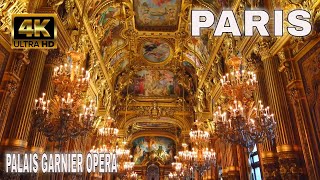 Palais Garnier Tour  August 2021  Inside Paris Opéra Garnier 4K [upl. by Pol701]