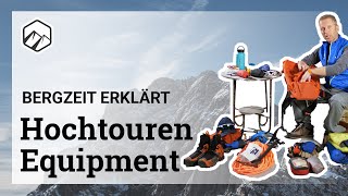 Hochtour Ausrüstung amp Tipps zum Rucksackpacken  Bergzeit [upl. by Winer]