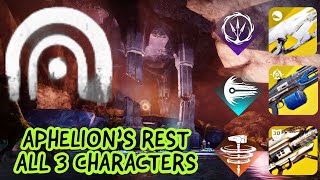 Legend Lost Sector Aphelions Rest on all Classes  Destiny2 Season of the Wish [upl. by Reddin]