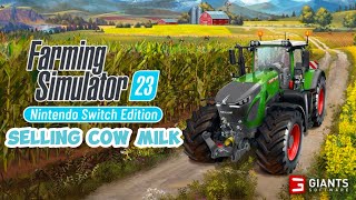 Where To Collect And Sell Milk  Gameplay Complete Guide  FS 23 Mobile [upl. by Ainimreh]