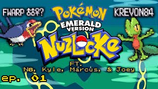 Homebrew Pokémon Emerald  Nuzlocke pt 1 [upl. by Weiser]