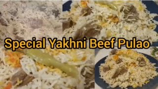 Spacial Beef Yakhni Pulao Recipe by Multi Food [upl. by Eremehc]