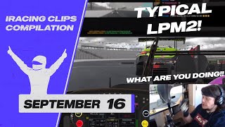 September 16  iRacing Clips Compilation [upl. by Johannessen801]