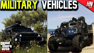 Top 10 Military Vehicles In GTA Online [upl. by Surbeck]