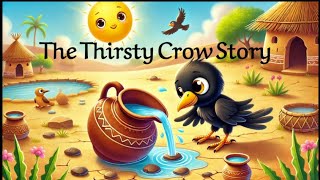 The Thirsty Crow Story  Moral Stories  English may Story  Thirsty Crow Story In English  Stories [upl. by Hanima707]