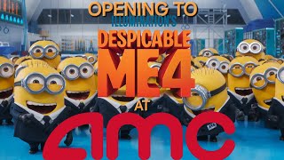 Opening to Despicable Me 4 AMC Theatres 2024 [upl. by Body318]