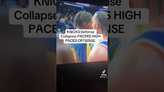 KNICKS Defense Collapses PACERS HIGH PACED OFFSENSE [upl. by Ava]