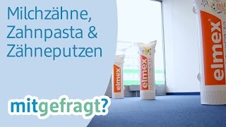 Alles rund um Milchzähne Zahnpasta und Zähneputzen mit elmex  dm mitgefragt Folge 58 [upl. by Lidah]