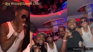 Wizkid And His Team Having fun At Another Club In London After Running Away From Davido [upl. by Pearlstein474]