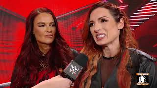 RAW 22723  Becky Lynch and Lita Interview [upl. by Griffis]