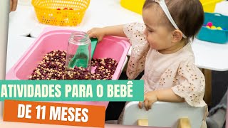 ATIVIDADES PARA ESTIMULAR O DESENVOLVIMENTO DO BEBÊ DE 11 MESES [upl. by Naggem86]