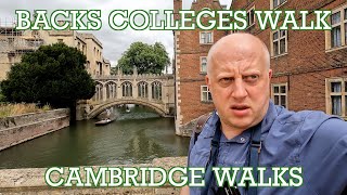 Cambridge Walk  Backs Colleges Walk  Cool Dudes Walking Club [upl. by Evin]