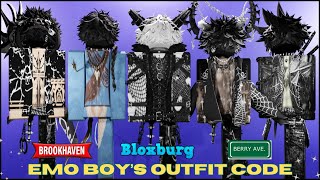 New Aesthetic Outfit Codes for Bloxburg Berry Avenue and Brookhaven  Boy Outfits Code 2024 Part 22 [upl. by Icart]