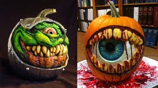 The Best Pumpkin Carvings EVER [upl. by Lurie636]