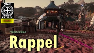 Star Citizen  Outpost Rappel on planet Hurston  Trading and Exploration 3221 PU HD [upl. by Dorise564]