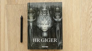 HR Giger Taschen 40th Edition Art Book Flipthrough Review [upl. by Nirrej559]