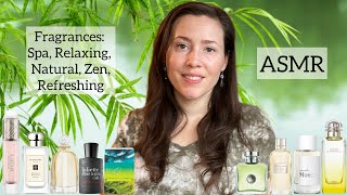 ASMR  Natural Spa Relaxing Zen Refreshing Perfume Collection  Glass Tapping amp Whispering [upl. by Oryaj]