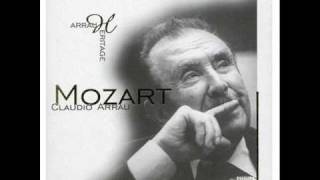 Mozart by Arrau  3rd mvt Sonata No 8 in A minor K 310  Presto [upl. by Sievert]