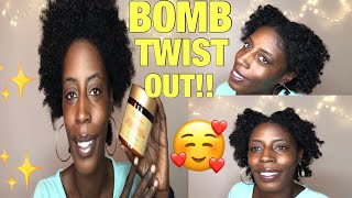 SHEA MOISTURE MANUKA HONEY amp MAFURA OIL TWISTDEFINING CUSTARD REVIEW [upl. by Arahd]