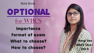 What should be your OPTIONAL for WBCS discussed by Gargi Das WBCS Exe 2018 [upl. by Barden]