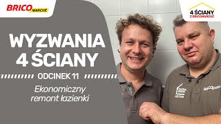 Wyzwania 4 ściany  Ekonomiczny remont łazienki [upl. by Aelhsa]