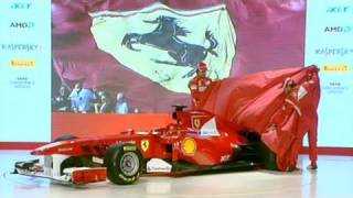 Formel 1 2011 Präsentation des neuen Ferrari F150 [upl. by Essiralc989]