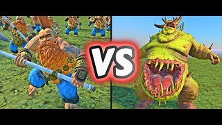 Who Will Win Giant Slayers or Great Unclean One in Warhammer Total War 3 [upl. by Halik914]