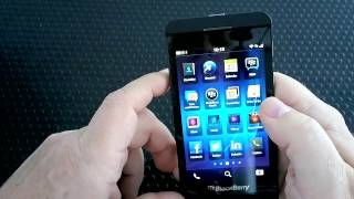 Handson BlackBerry 10 und RIMs Flaggschiff BlackBerry Z10 [upl. by Balac602]