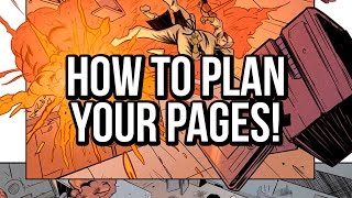 Photoshop comic coloring tutorial Planning your pages [upl. by Ennahteb420]