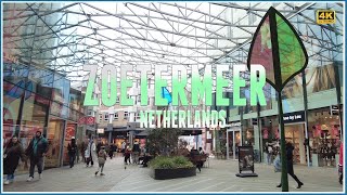 Exploring ZOETERMEER  Netherlands  City Center Walking Tour  Shopping Mall  4k [upl. by Ellerehc518]