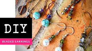 How To Make Beaded Earrings With The Bead Place [upl. by Tonjes]