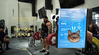 Road to Sheffield 2025 EP 19  848 LB DEADLIFT IN 80 HUMIDITY  080 [upl. by Athal]