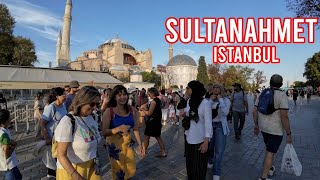 Istanbul Walking Tour 2024  SULTANAHMET District  31 August  Turkey Walking Explore [upl. by Emixam]