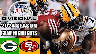 Green Bay Packers vs San Francisco 49ers NFC Divisional Playoffs FULL GAME  NFL Highlights 2024 [upl. by Mellette]