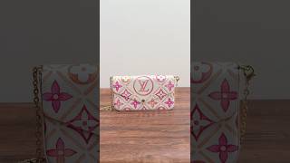 LV By The Pool Félicie Pochette Pink Monogram lv lvlover monogram luxurylife handbags shorts [upl. by Earb]