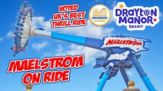 Maelstrom ON RIDE  Voted Best UK Thrill Ride 2023  Drayton Manor Sept 2023 4K [upl. by Cumings122]