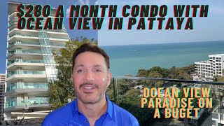 Tour My 280 Dollar A Month Luxury Beach Condo In Pattaya Thailand [upl. by Haldi]