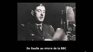 Appel du 18 juin 1940  DIscours enregistrée le 22 juin 1940 par le Général de Gaulle [upl. by Savill]