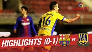 Resumen de FC Barcelona B vs AD Alcorcón 01 [upl. by Asilim]