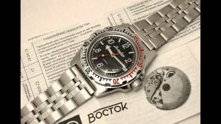 Russian Automatic Watch VOSTOK AMPHIBIAN 2416110909 [upl. by Eedyaj]