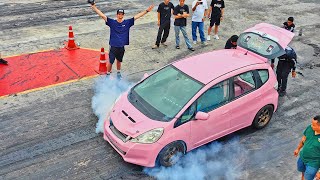 Drag Racing 1000HP Hondas in Thailand [upl. by Gehman624]