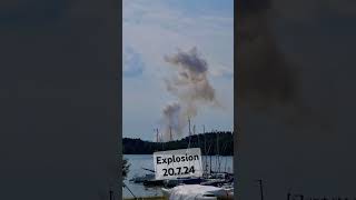 Explosionen im Chemiewerk Eckart  Brückelsee  Wackersdorf  2072024 [upl. by Melar]