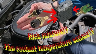 Mercedes KeJetronic  About the coolant temperature sensor [upl. by Niarfe]