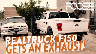 RealTruck F150 Gets New Exhaust [upl. by Fiester]