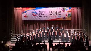 Boğaziçi Jazz Choir  O Lux Beata Trinitas Ko Matsushita  WCG 2012 USA [upl. by Anyd]